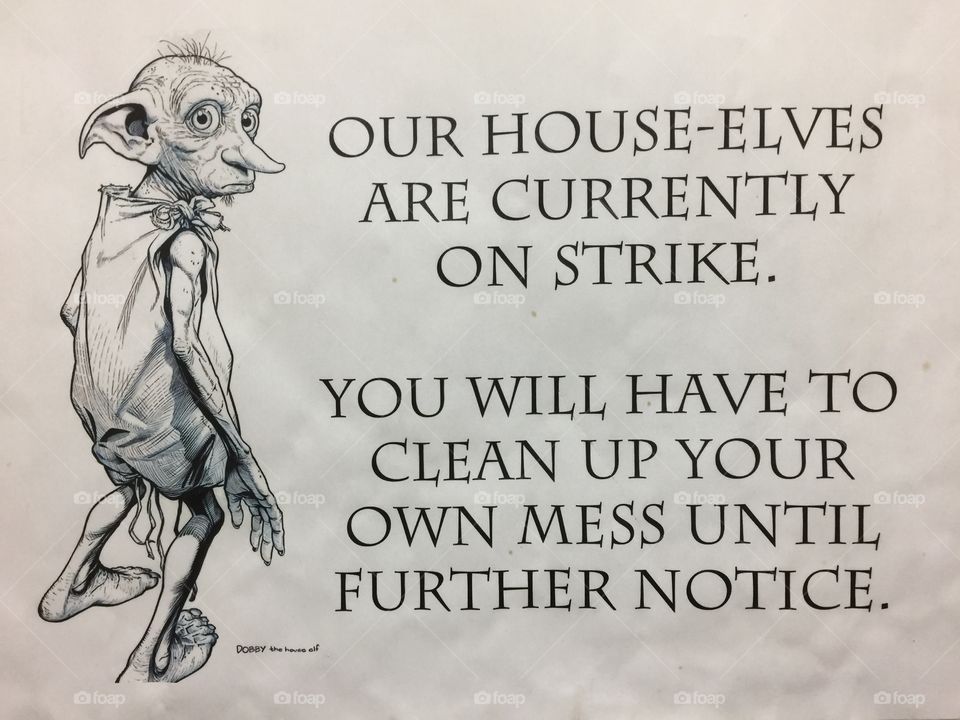 House-elves on strike!