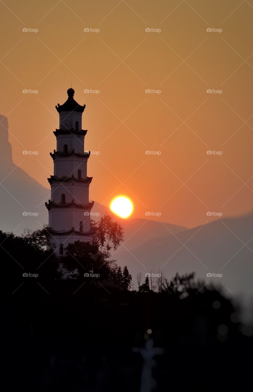 Yangtze sunrise