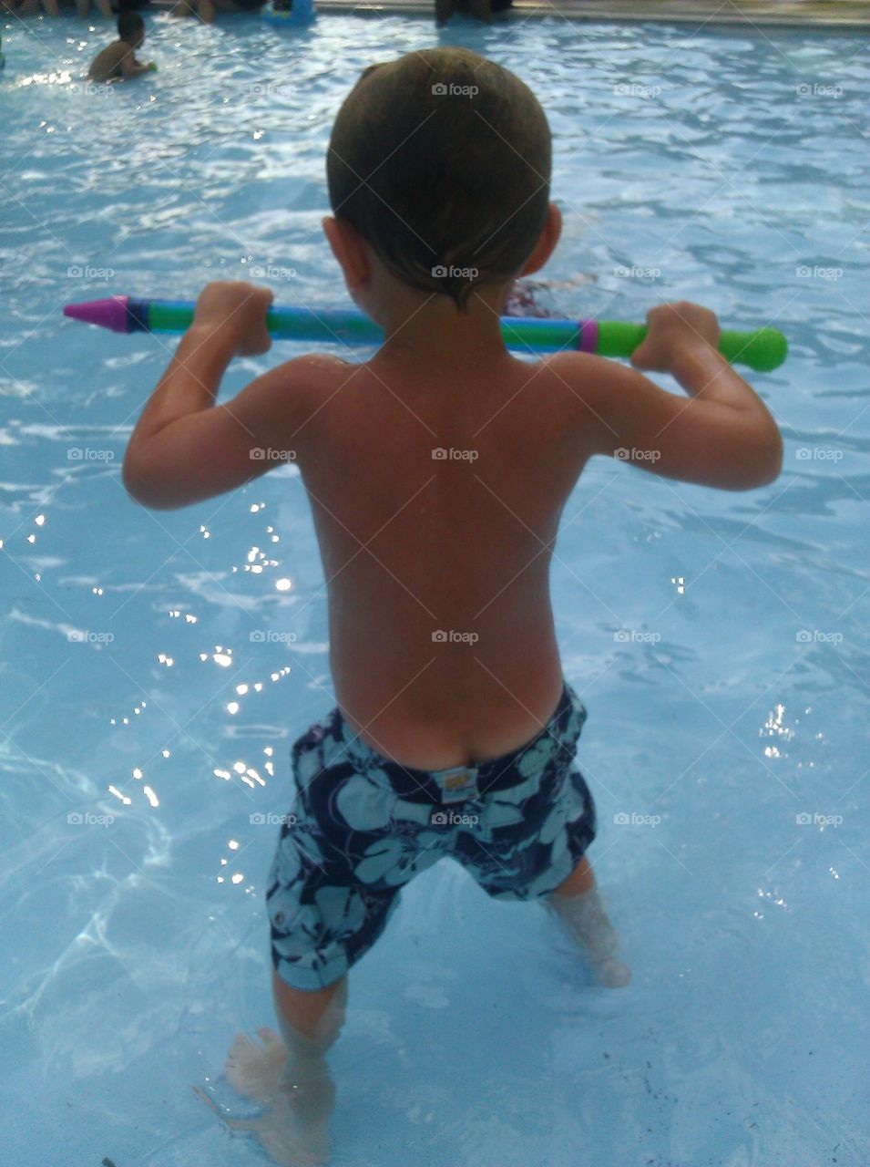 My Baby Boy Playin in the Pool