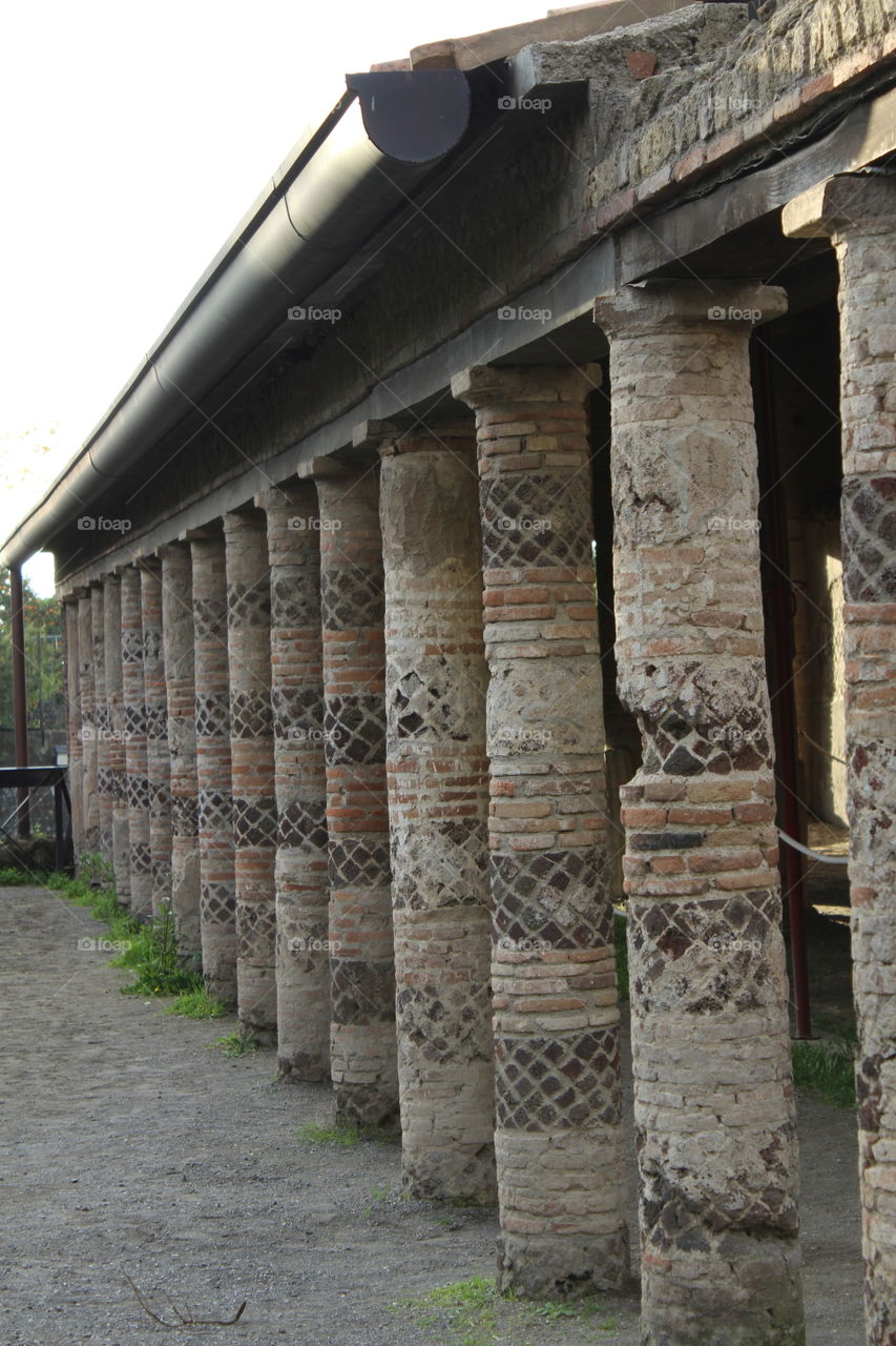 Villa dei Misteri - Archaeological site of the city of Pompeii.