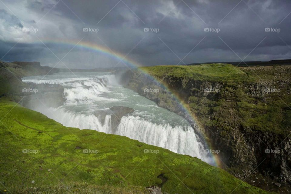 Rainbow, Landscape, No Person, Water, Travel