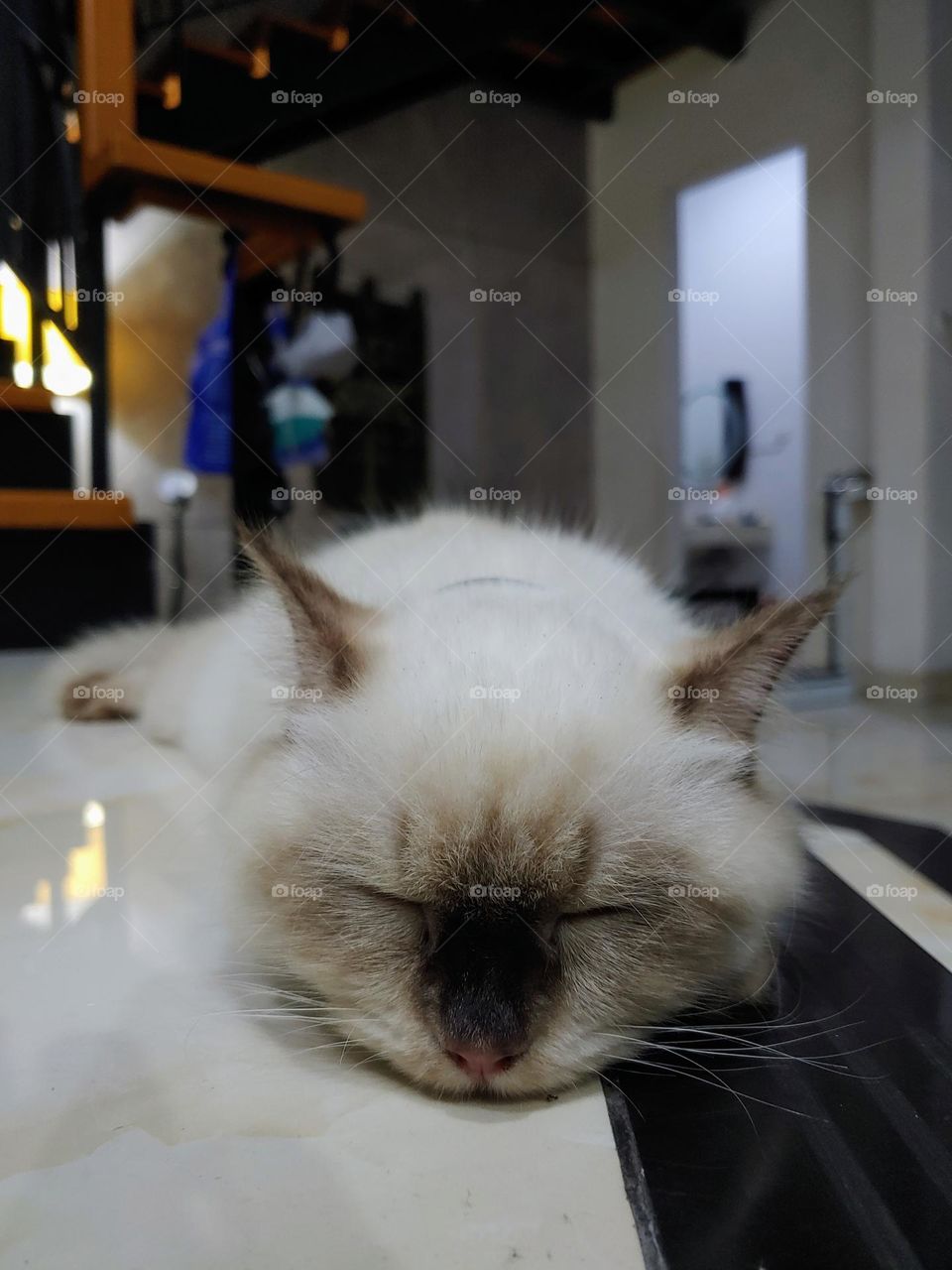 She looks so tired ...