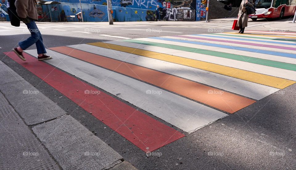 Zebra crossing in Vienna