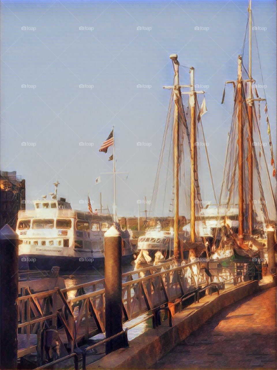 Boston Harbor Port, Boston, Massachusetts 