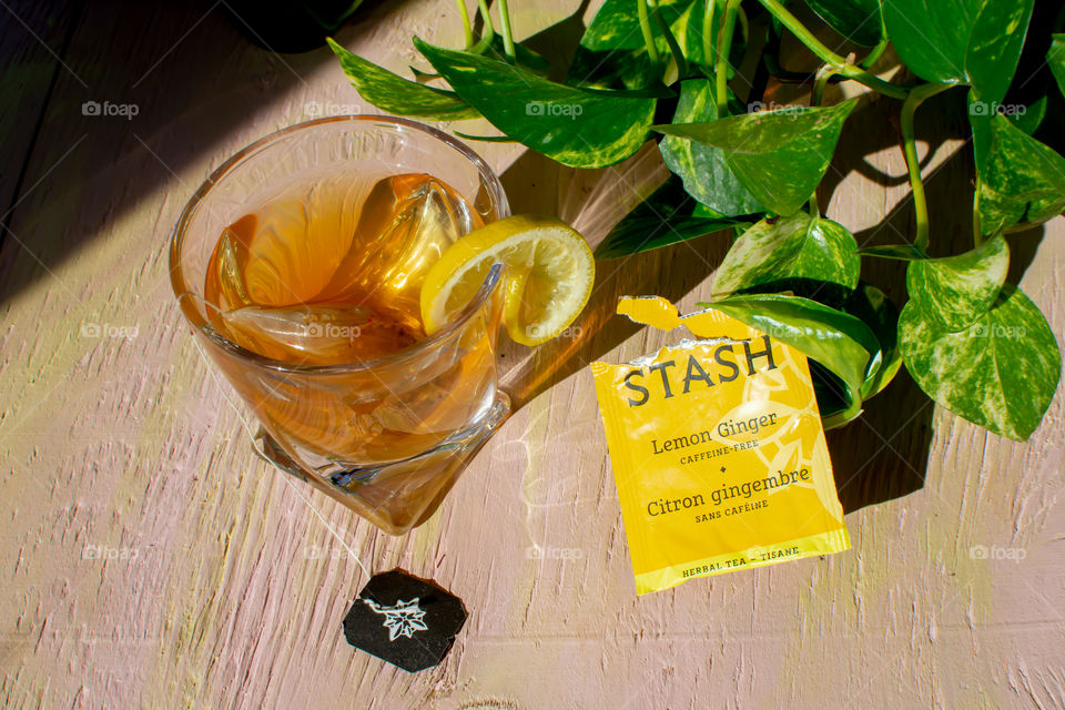 Stash ice tea in summer