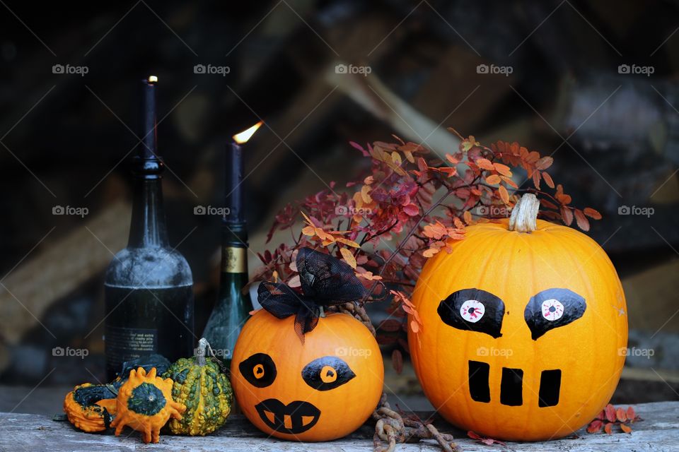 Halloween pumpkin decoration