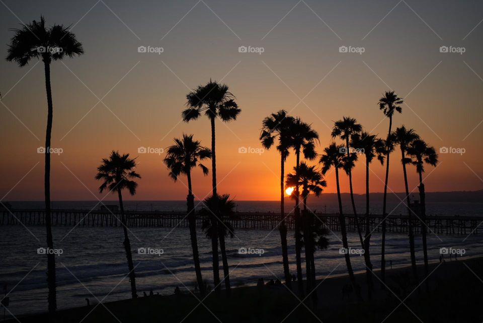Sunset in San Clemente - California- June 2023