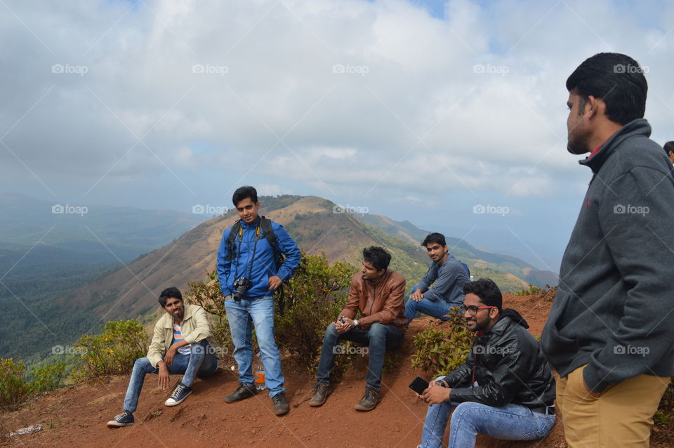 Enjoying winter holidays in Chikmagalur.