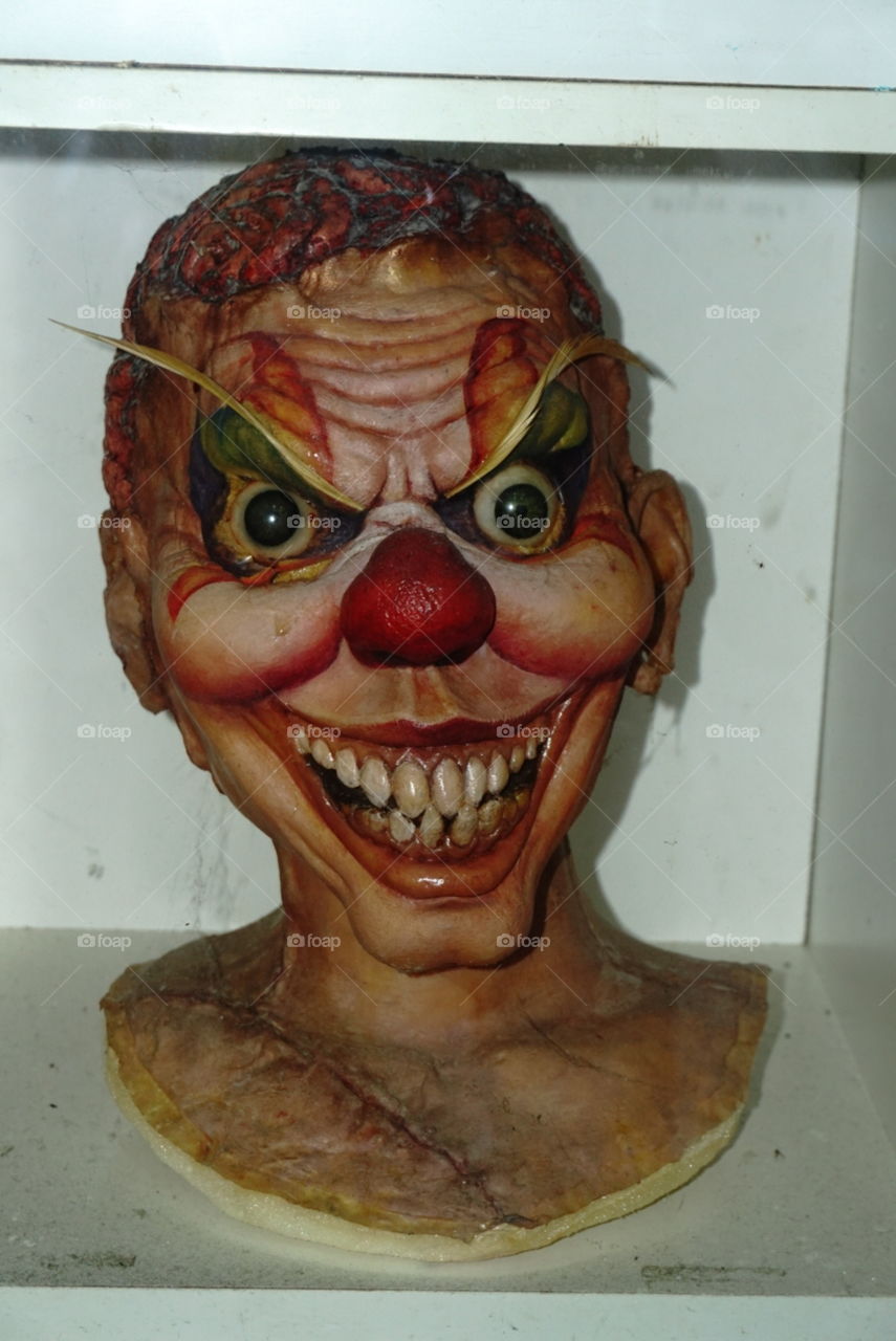 creepy Halloween mask