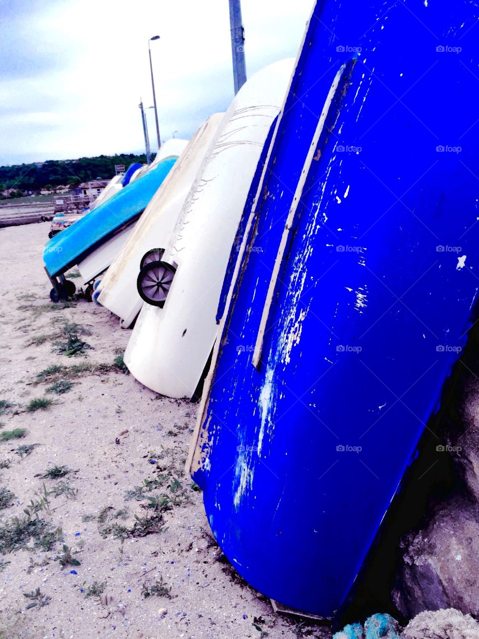 Boats on the beach 