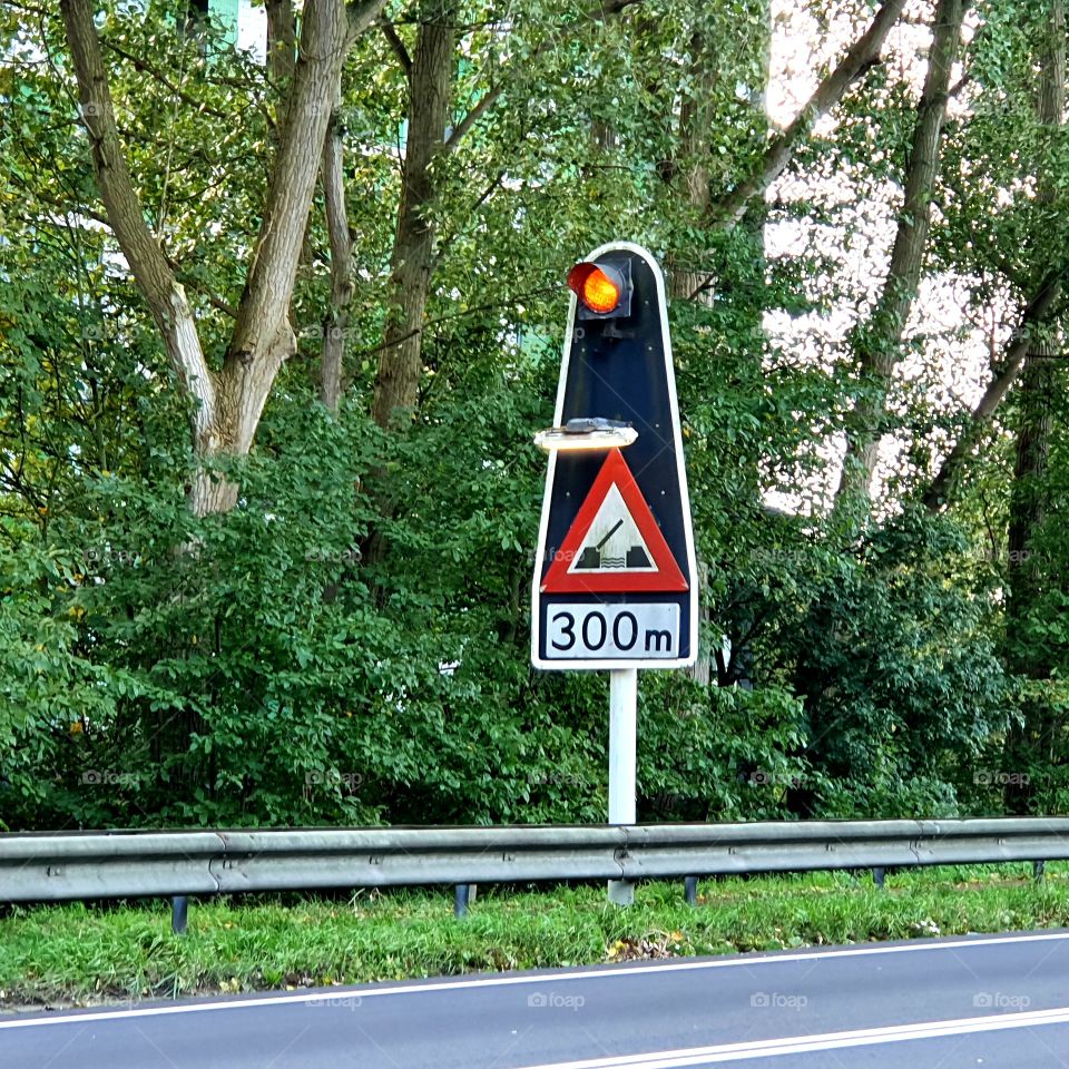 Bridge light from the Spijkenissen bridge. The Netherlands.