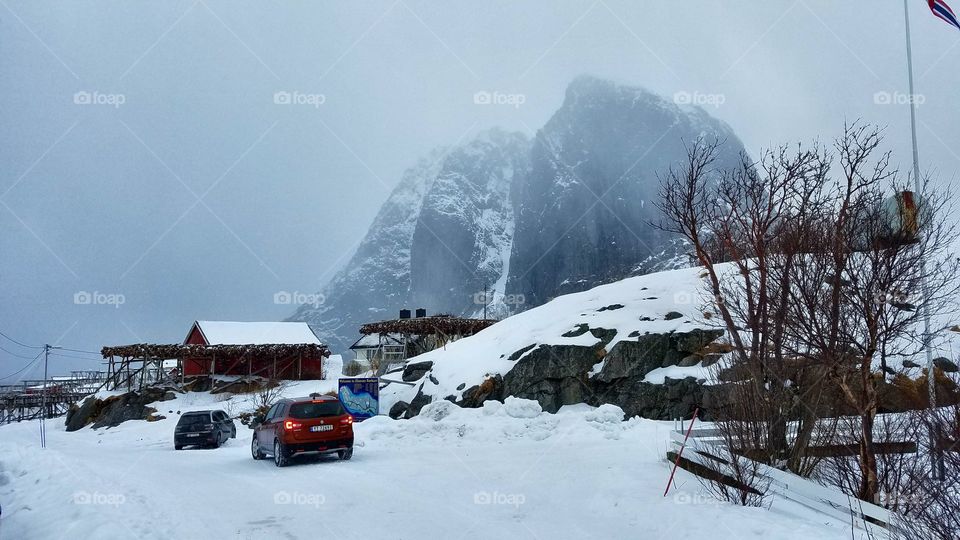 Winter at the fishing village