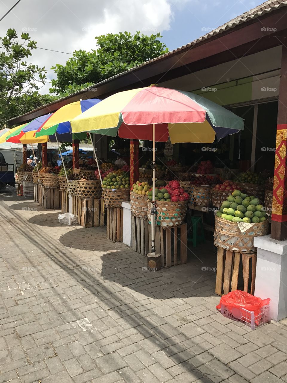 Nice small market in Bali