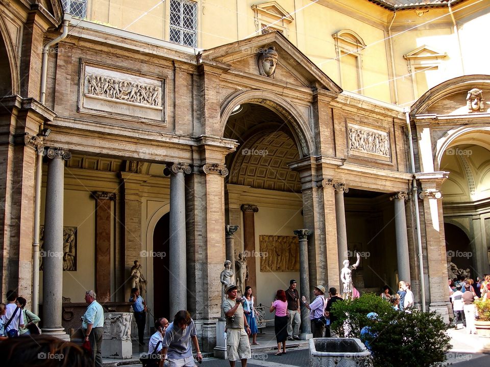 Museos Vaticanos. Patio Octogonal, Museos Vaticanos (Ciudad del Vaticano)