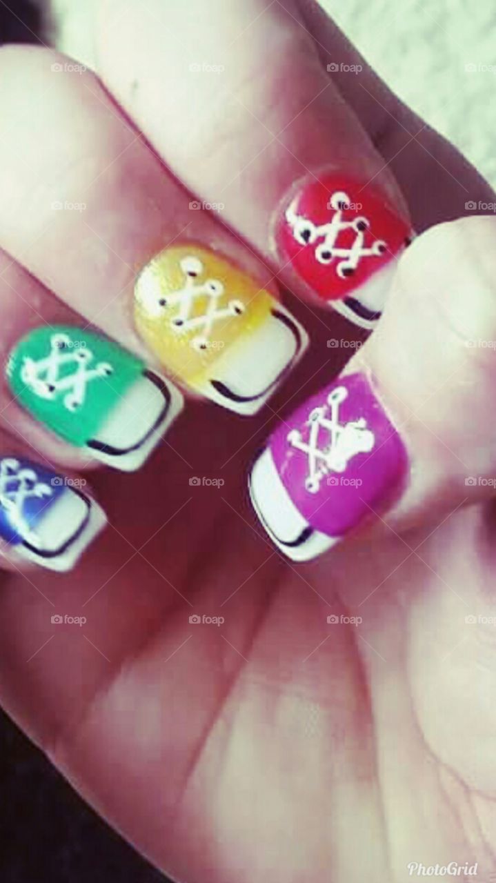 funky nails