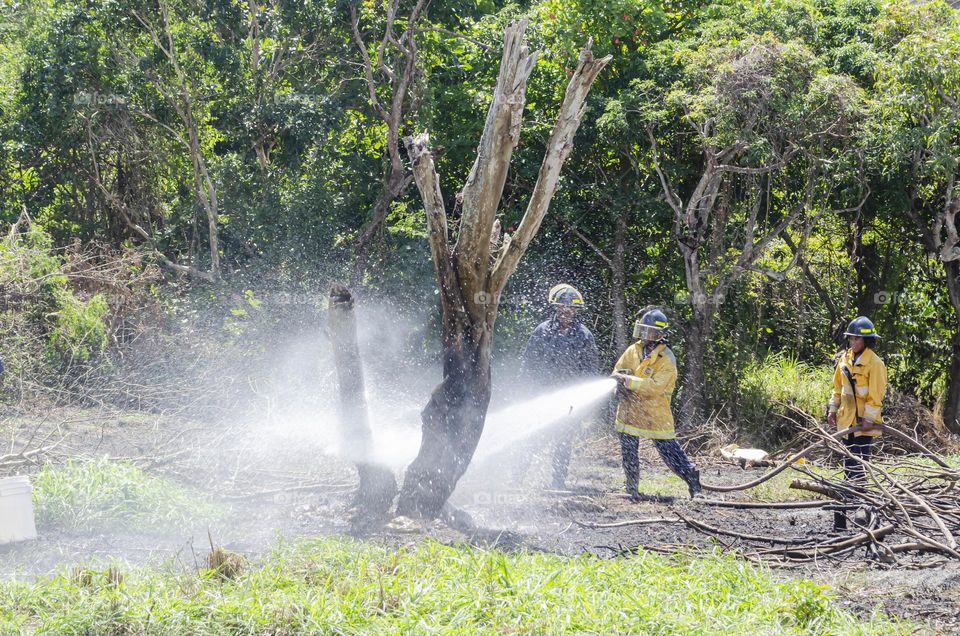 Firemen At Work