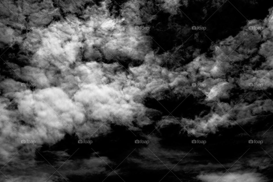 Cloud photography - Black and white - Cloud like waves