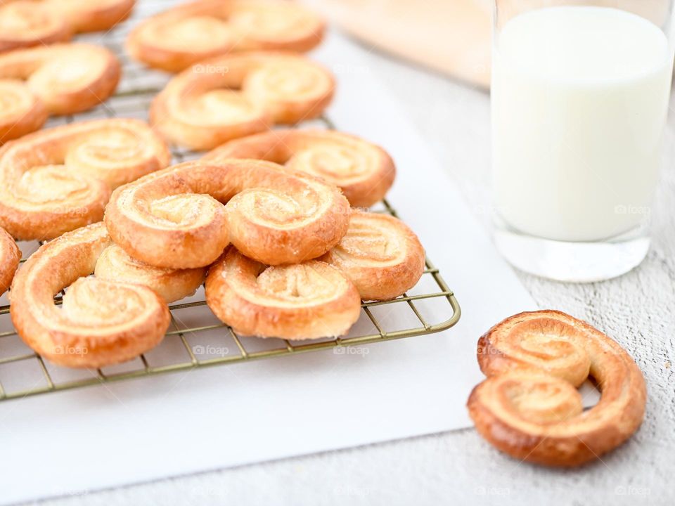 Palmiers  - elephant ears cookies