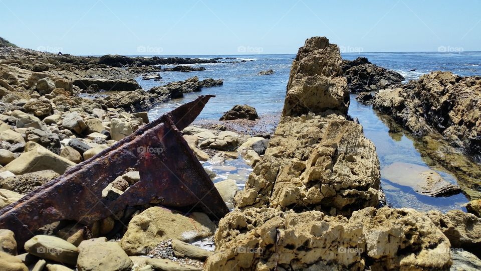 SS Dominator shipwreck. SS Dominator, a freighter, ran ashore on the Palos Verdes Peninsula in the South Bay area of California in 1961