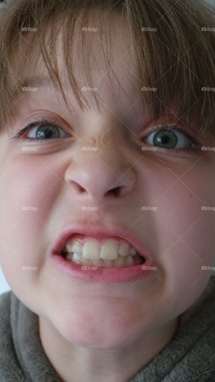 scary face.   emotion