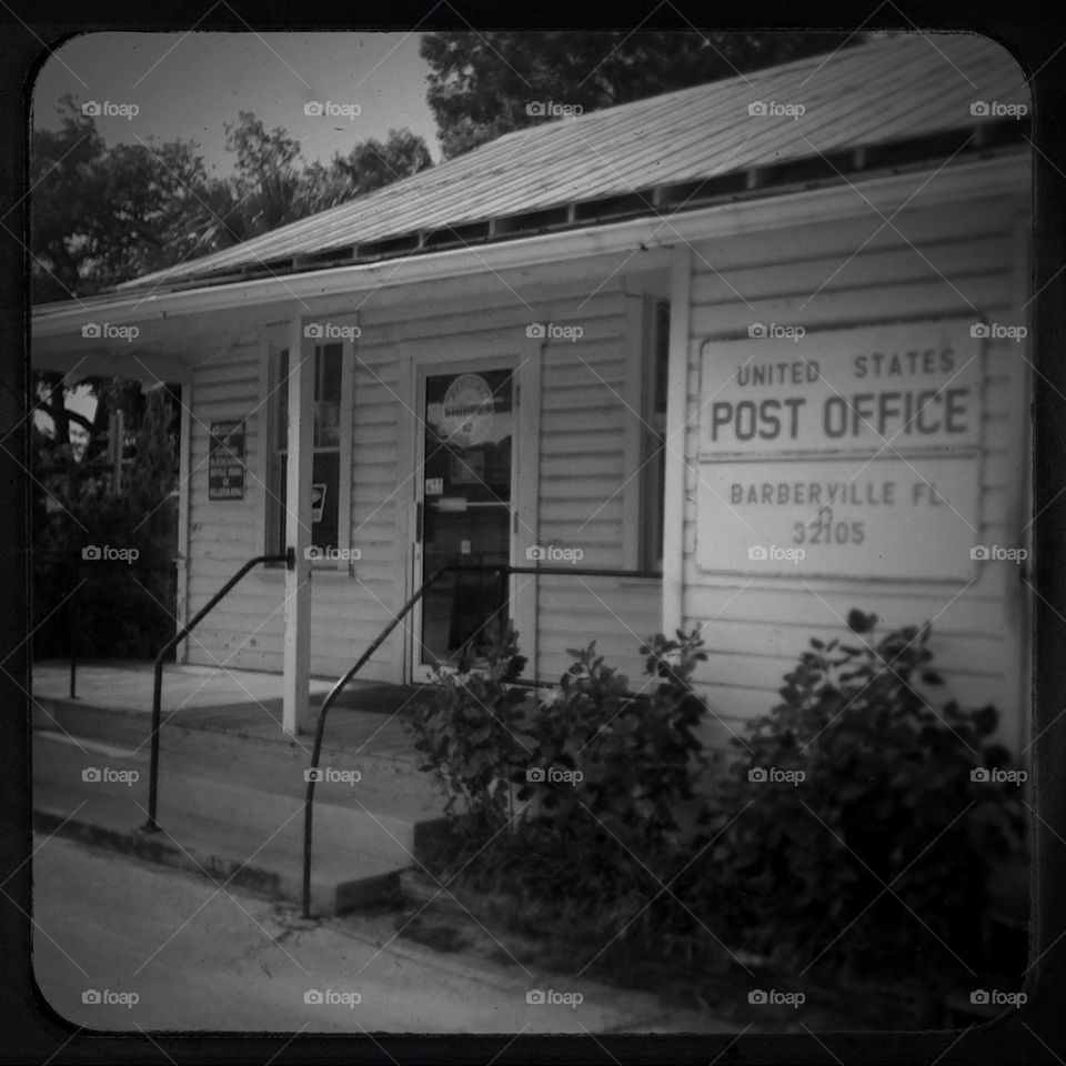 old florida small town post office by mushjet