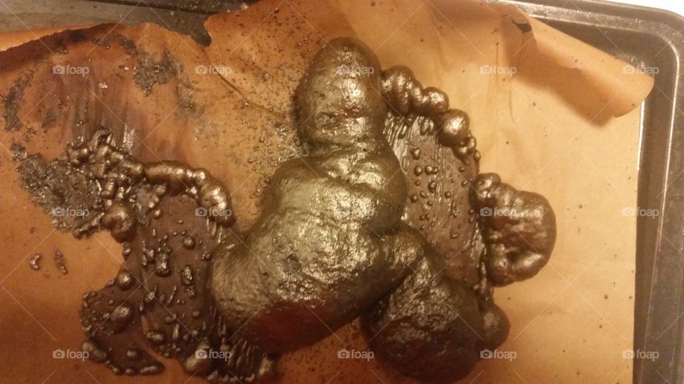 Left in the oven too long