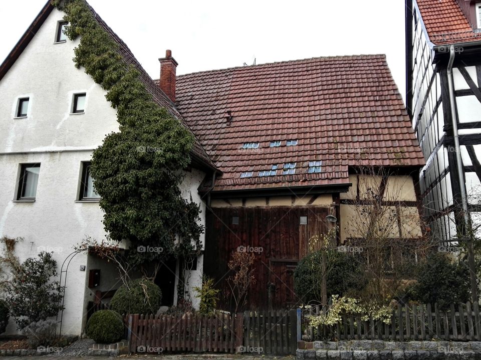 old german town