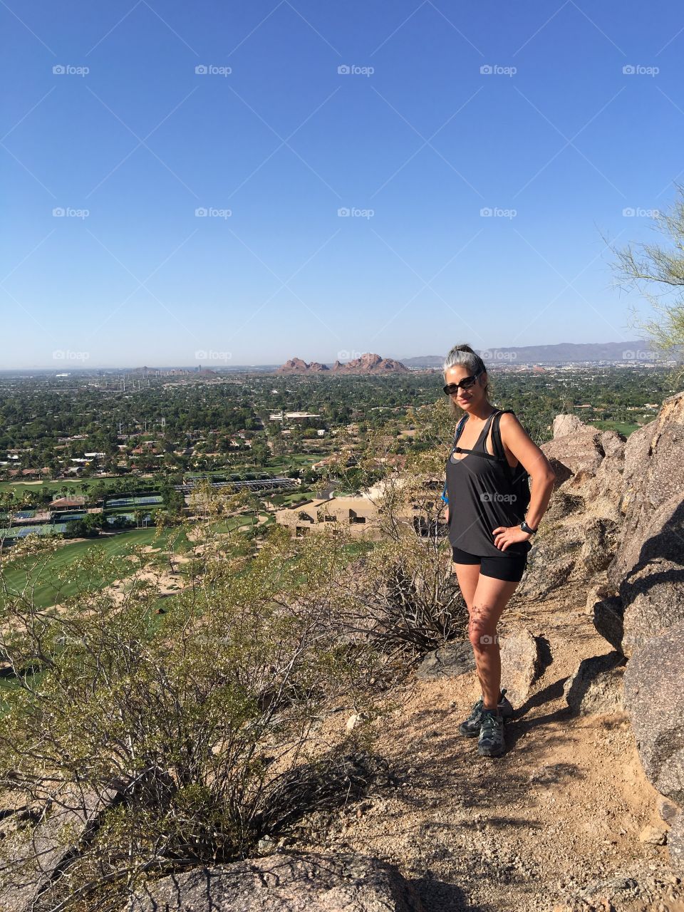 Female hiker.