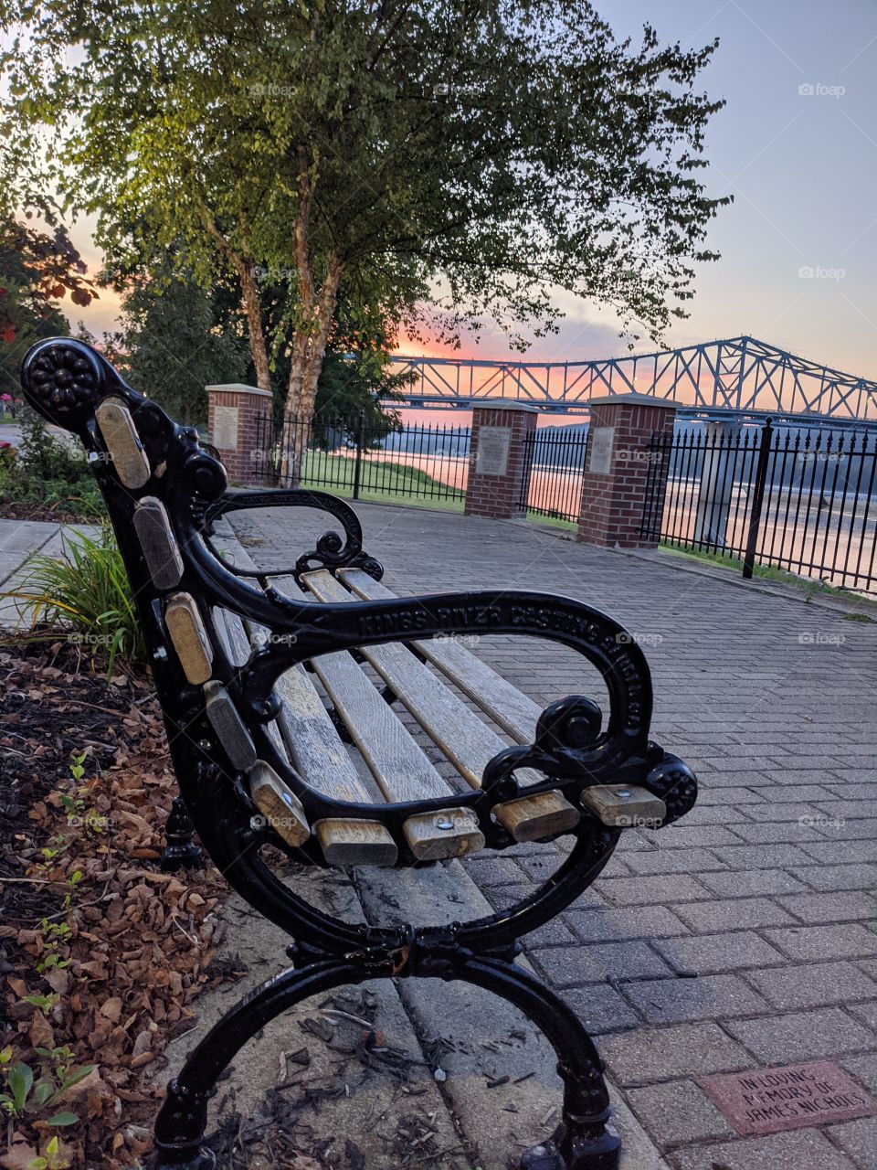 sunrise on the river