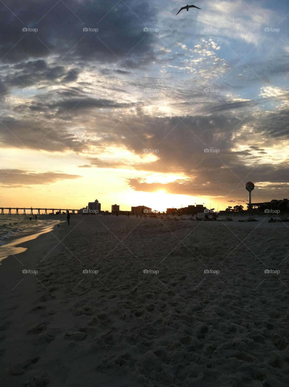 Sunset at Pensacola Beaches