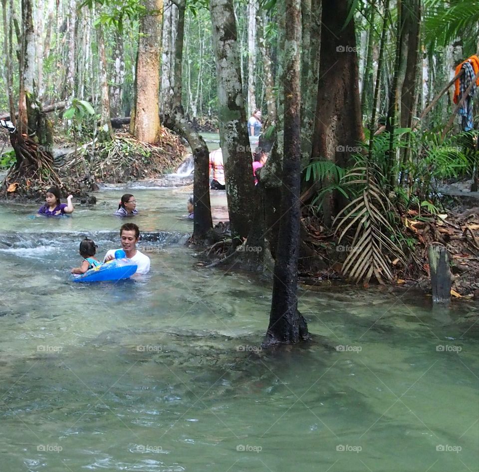 Emerald pool at Krabi,Thailand