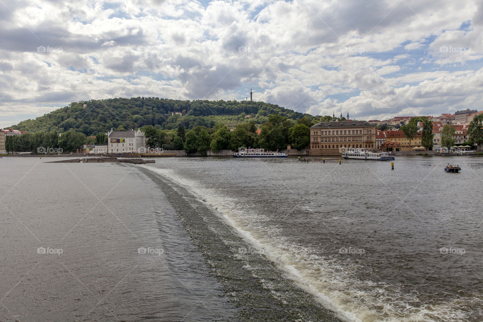 River in Prague