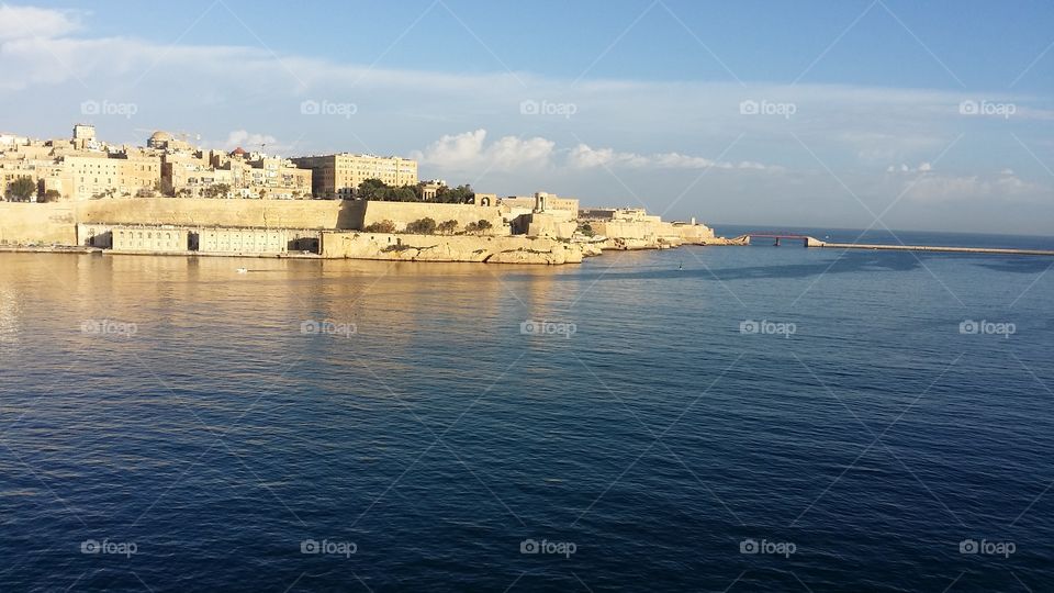 grand harbour Valletta Malta