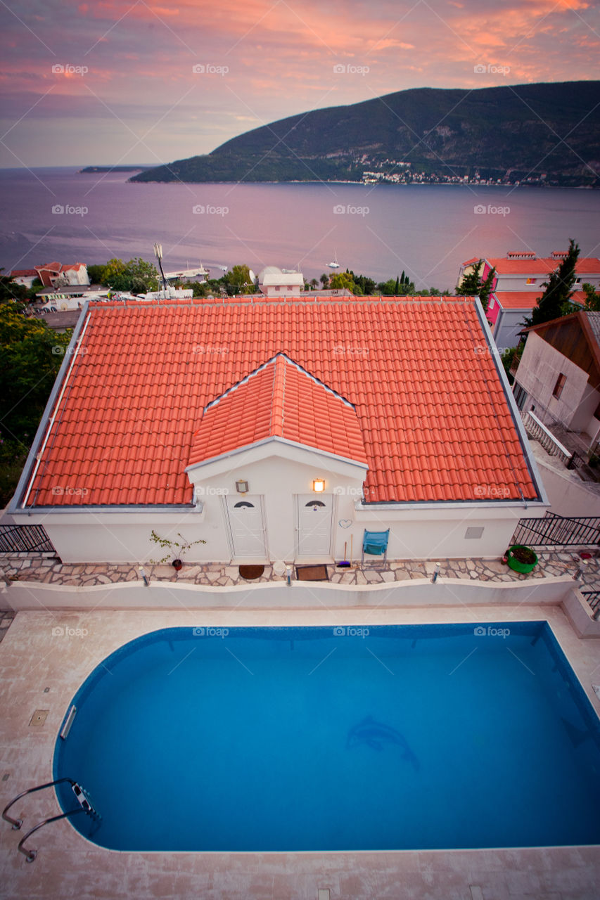 Villa on  Boko-Kotor bay, Herceg-Novi, Montenegro 