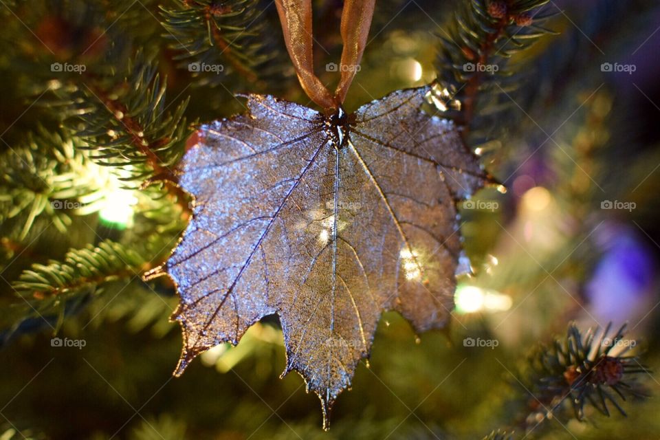 Gold leaf ornament