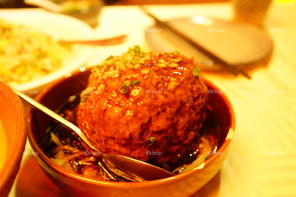 braised pork balls（红烧狮子头）, Chinese famous food, Huaiyang cuisine, super delicious!