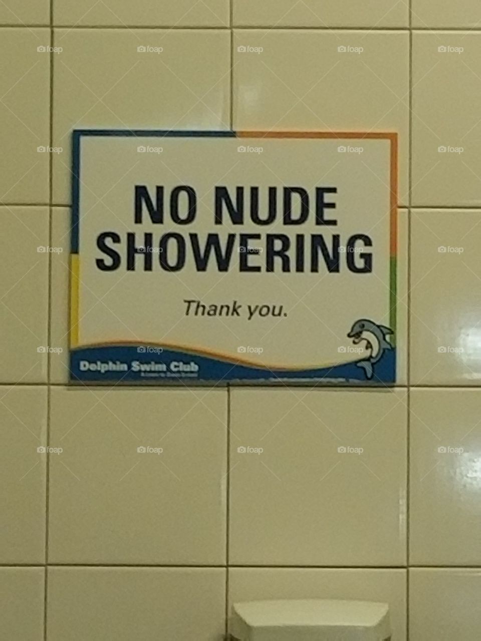 no nude showering