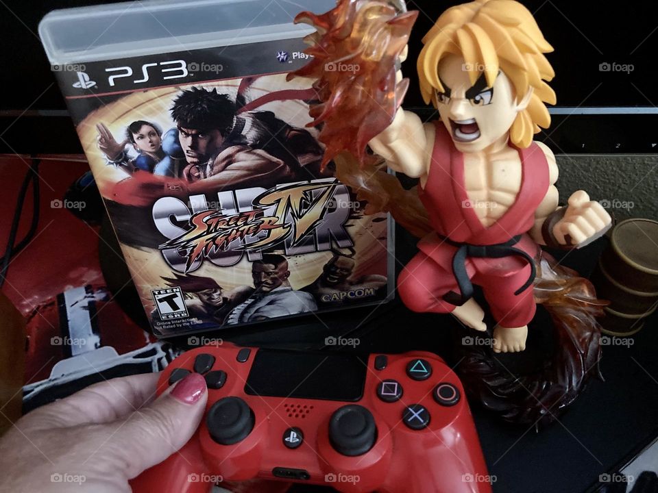 Street Fighter video game photography mission 