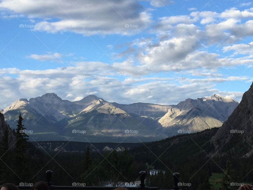 Mountain view. Banff, Canada 