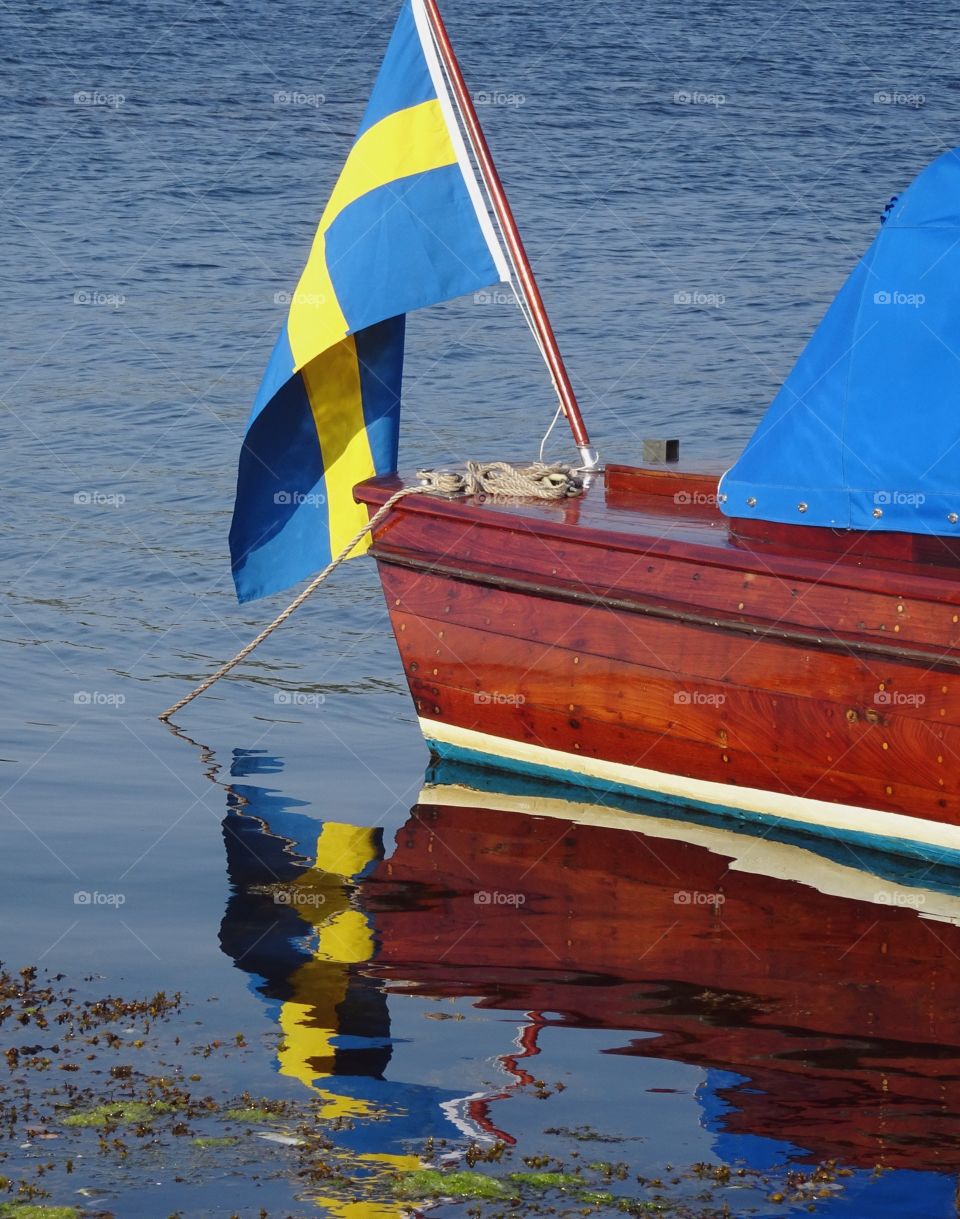 Swedish wooden boat