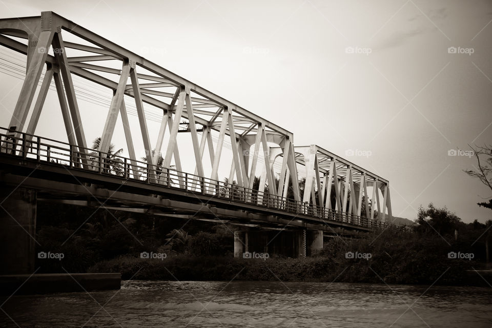 A brigde in a river in Nha Trang, Viet Nam