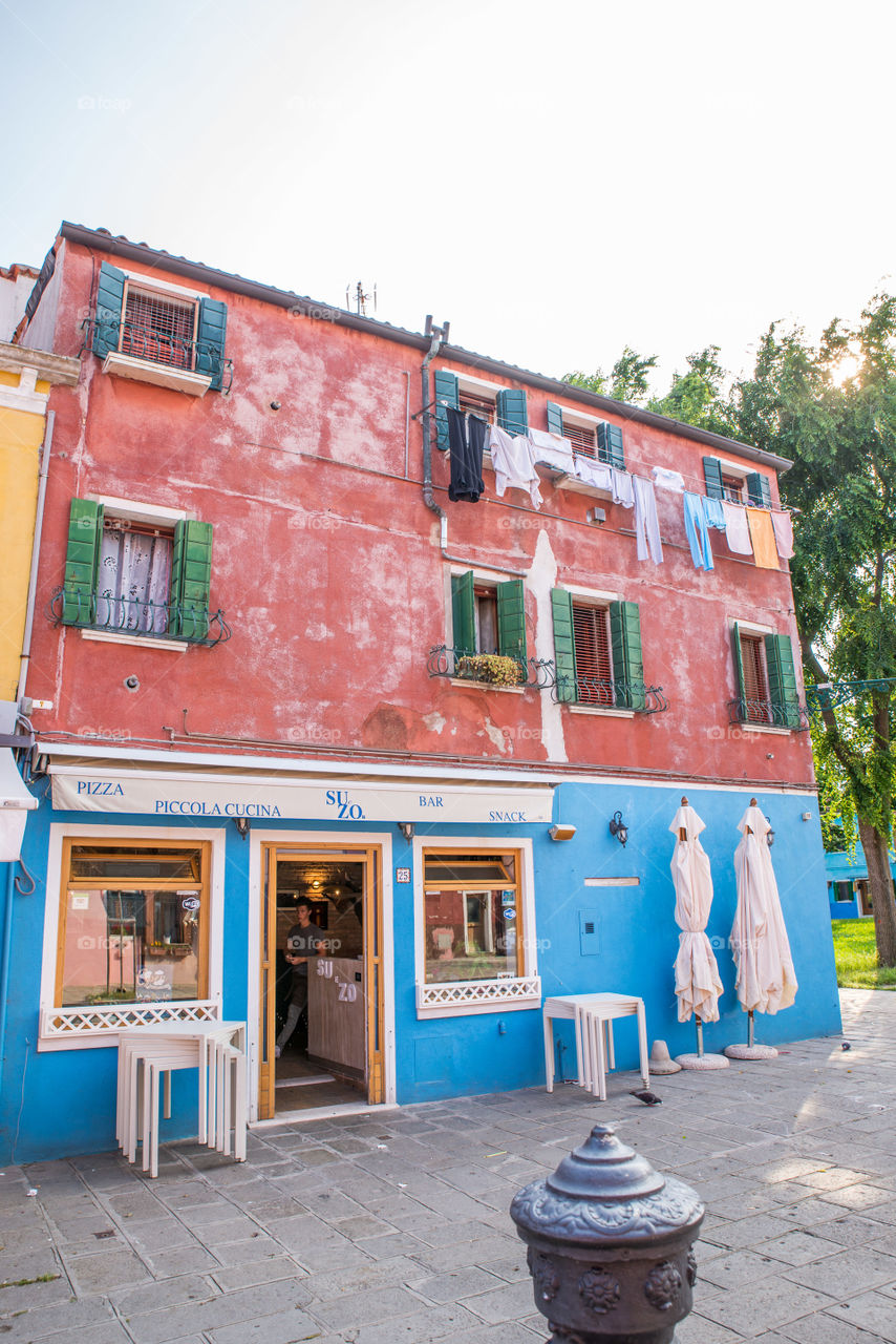 Colourful house