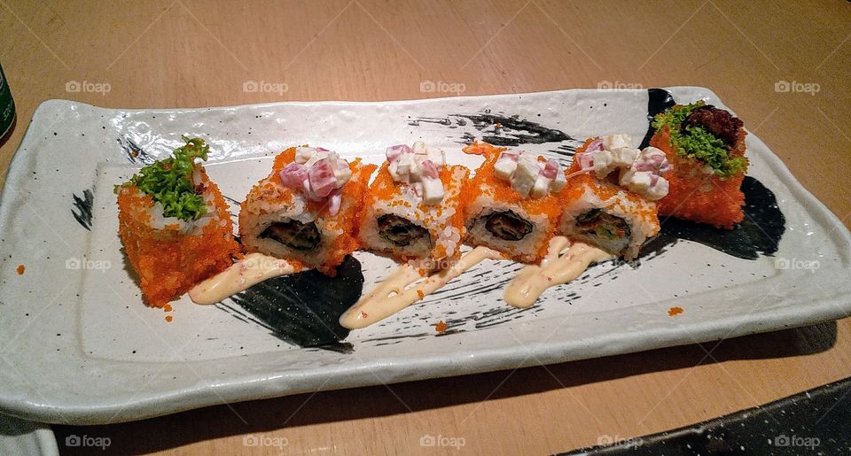 craby sushi.
