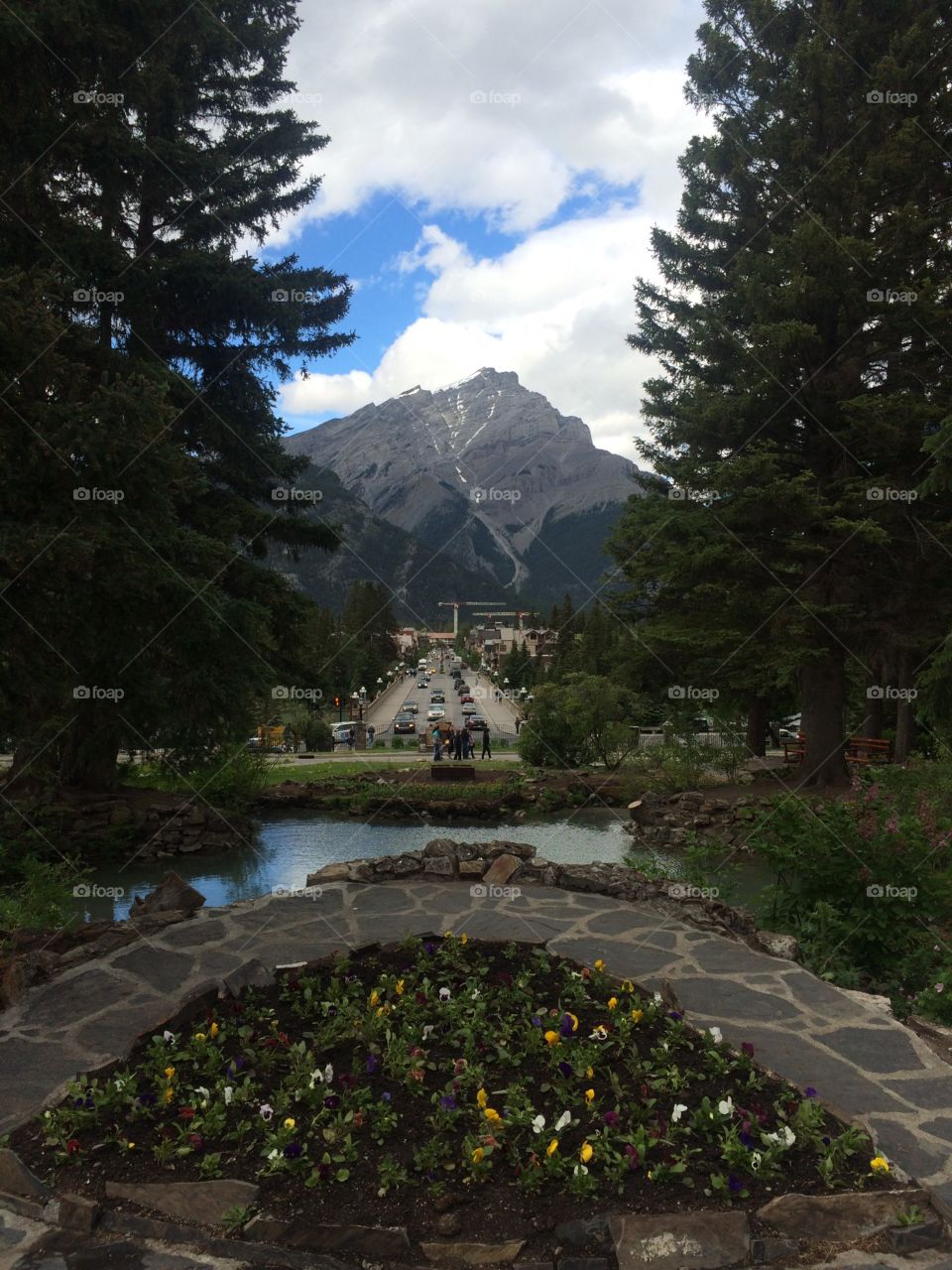 Banff Alberta from a DNRs view.