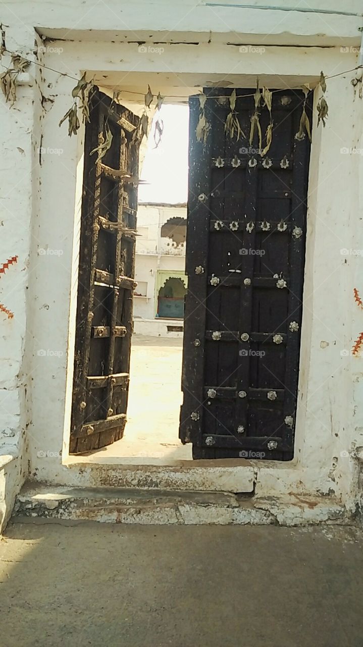 422 year old vintage door