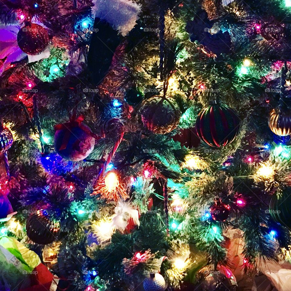 Multi color Christmas lights