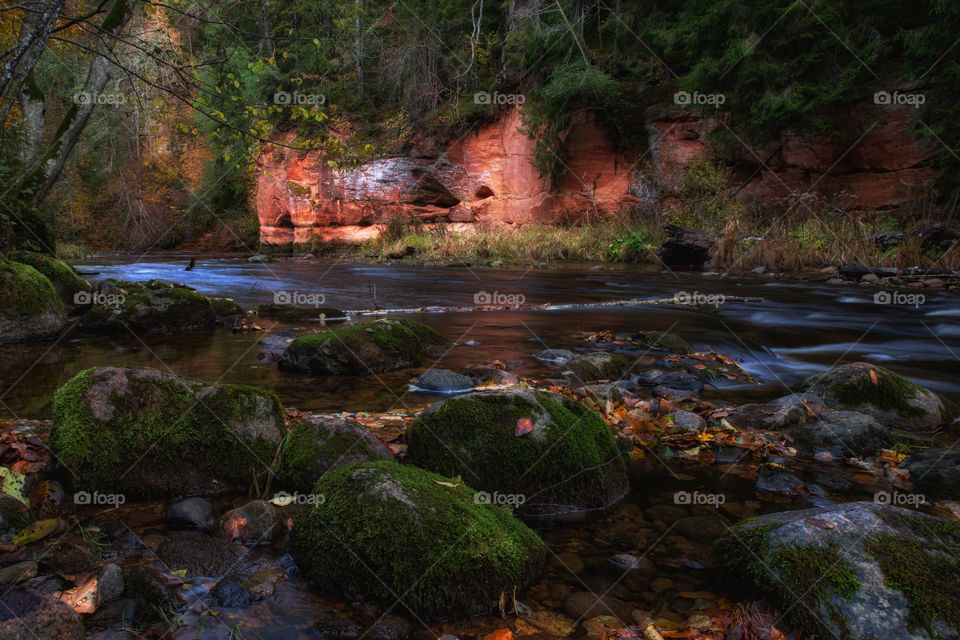 River Amata. Long exposure.