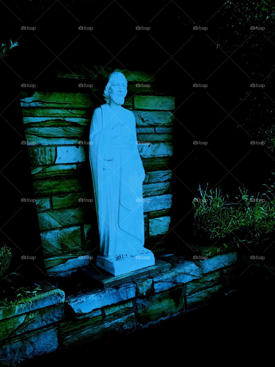 St. Jude. this pic of an outside statue of St. Jude was taken in Hopatcong New Jersey at St. Jude's Church