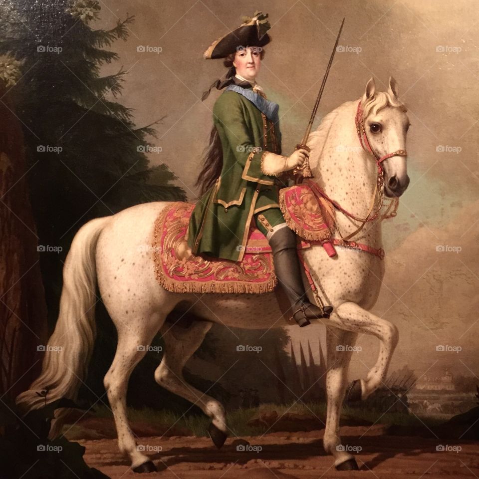 Catherine the great on a horse