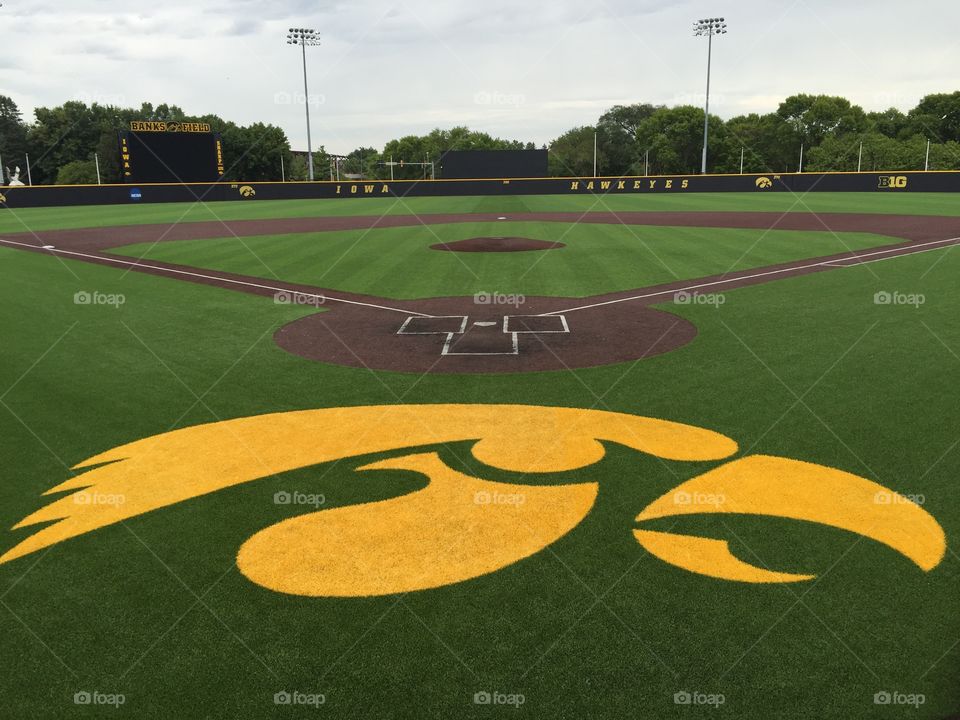 University of Iowa baseball stadium. Duane Banks Field. 
